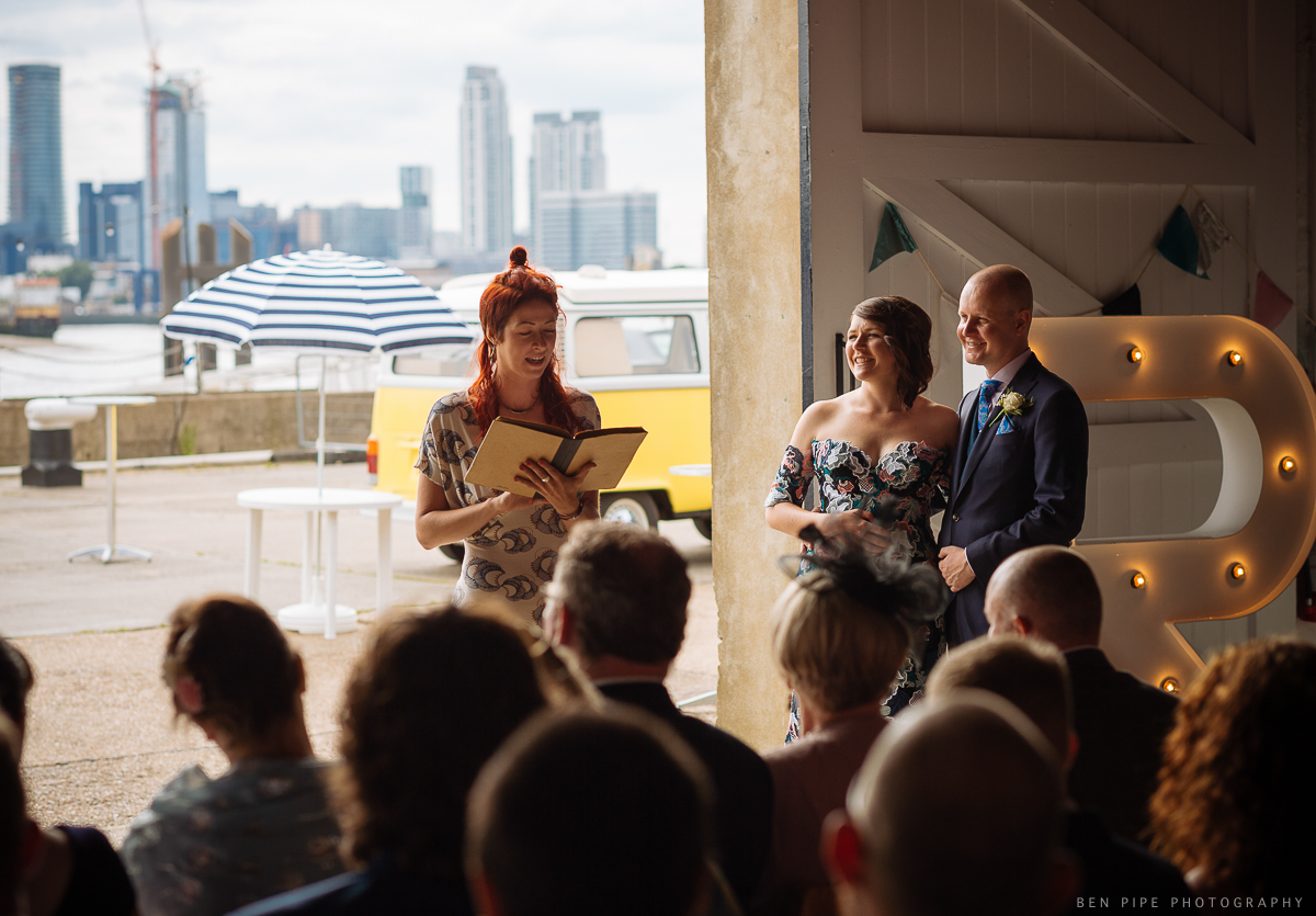 Ruth & Arron's Wedding at Trinity Buoy Wharf, London by Ben Pipe Wedding Photography