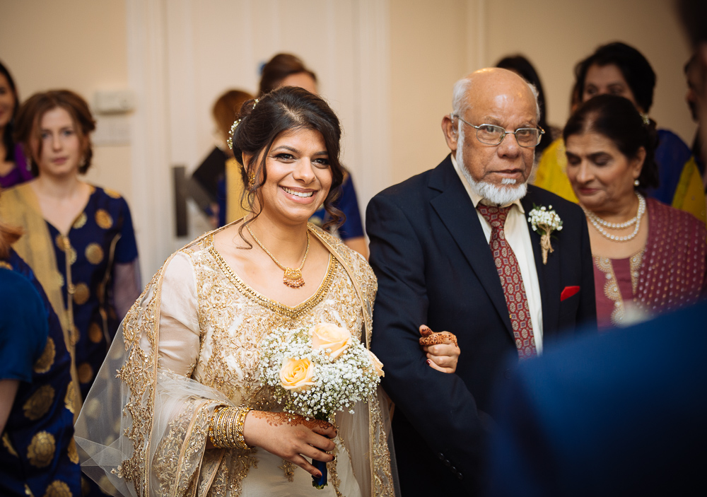 farah & sam wedding ceremony at pageant house warwick registry office
